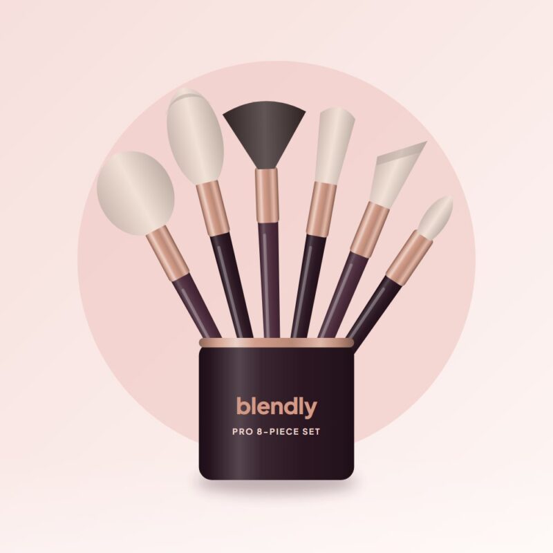 Blendly Pro 8-Piece Brush Set
