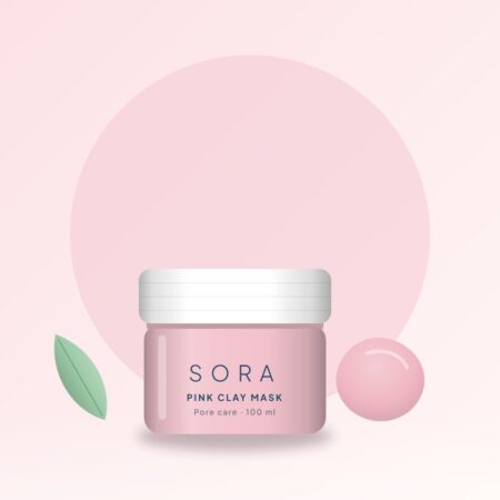 Sora Pink Clay Pore Mask 100ml