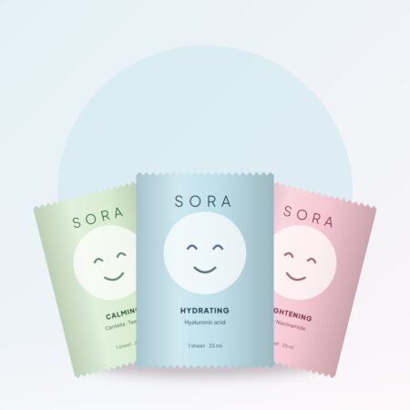 Sora Sheet Mask Trio — Pack of 5