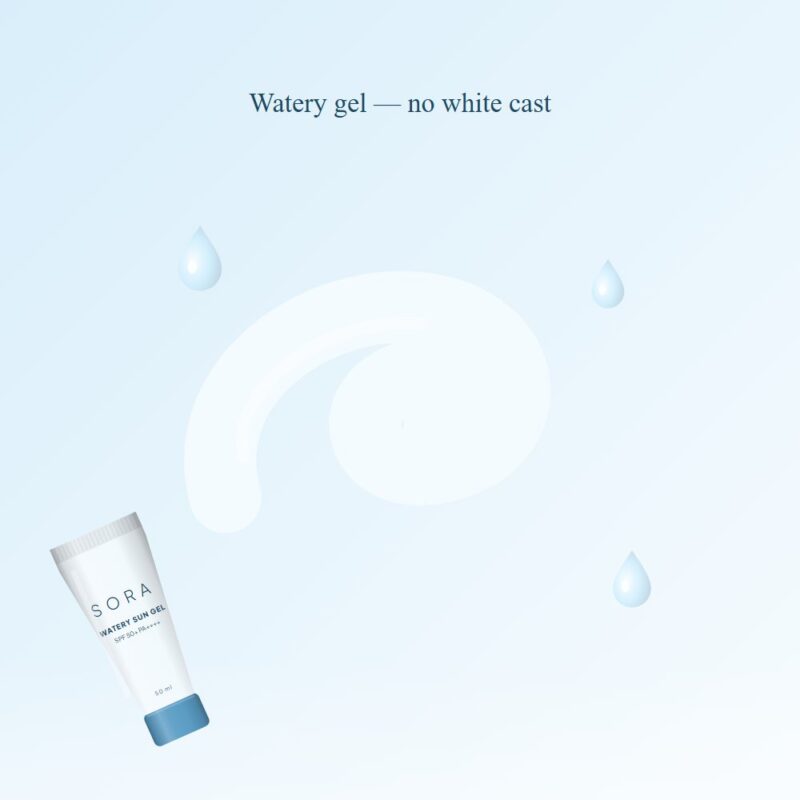 Sora Watery Sun Gel SPF 50+ PA++++