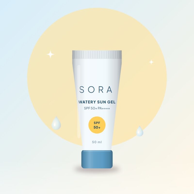 Sora Watery Sun Gel SPF 50+ PA++++