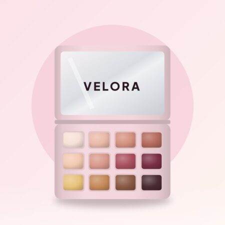 Velora Rosé 12-Shade Eyeshadow Palette